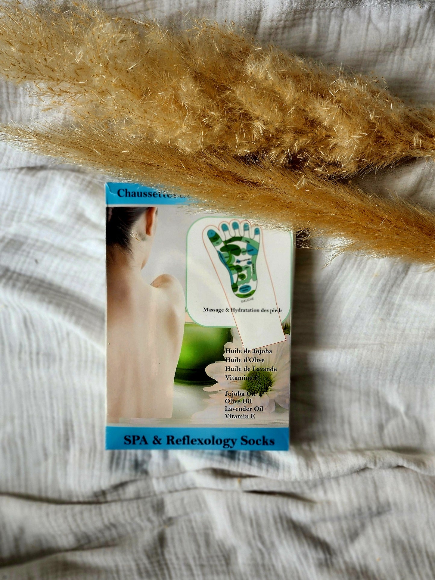 Chaussettes de Réflexologie Plantaire – Akupressia