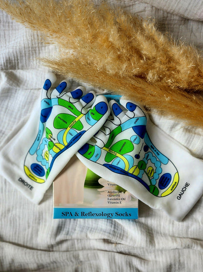 Chaussettes de Réflexologie Plantaire – Akupressia